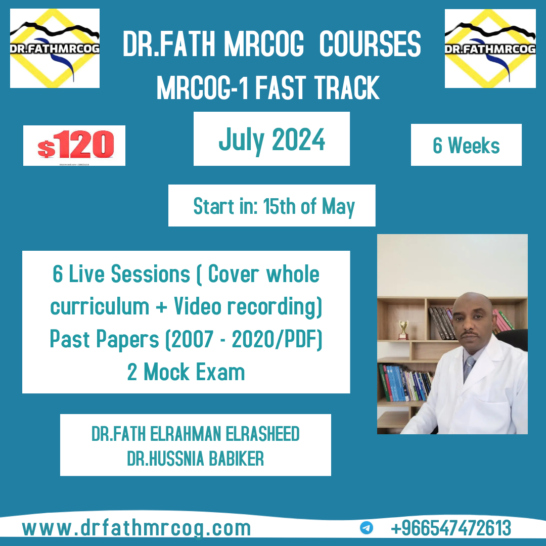 MRCOG Part 1 Online Course Fast Track
